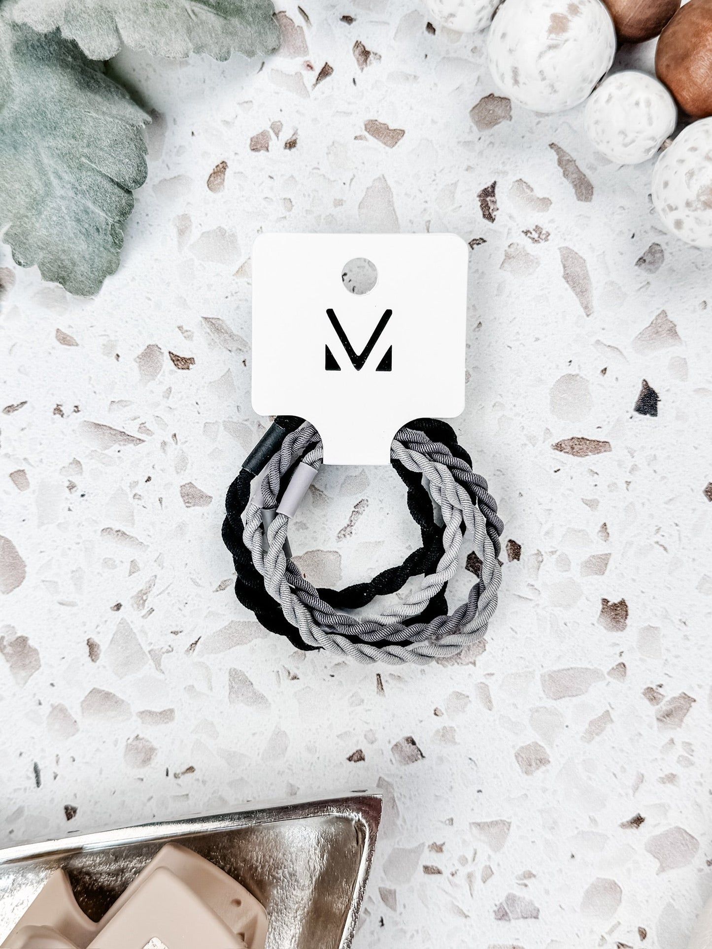 IN STOCK Black and Grey Hair Tie Sets FINAL SALE