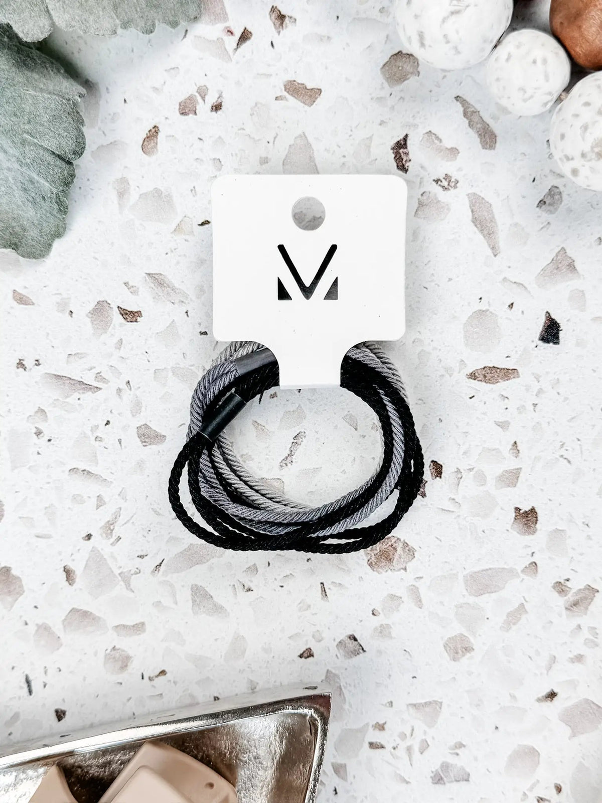 IN STOCK Black and Grey Hair Tie Sets FINAL SALE by Michelle Mae