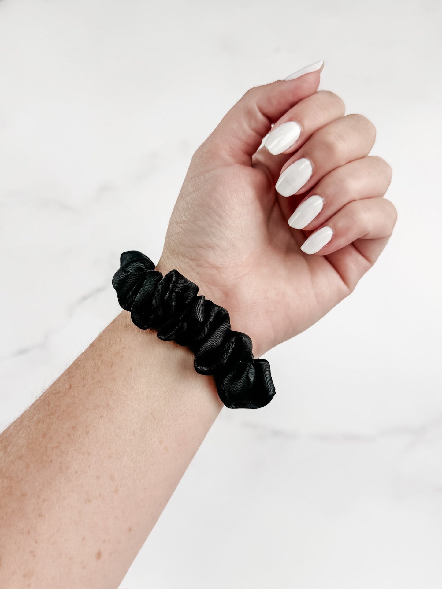 IN STOCK Satin Neutral Trio Scrunchies FINAL SALE