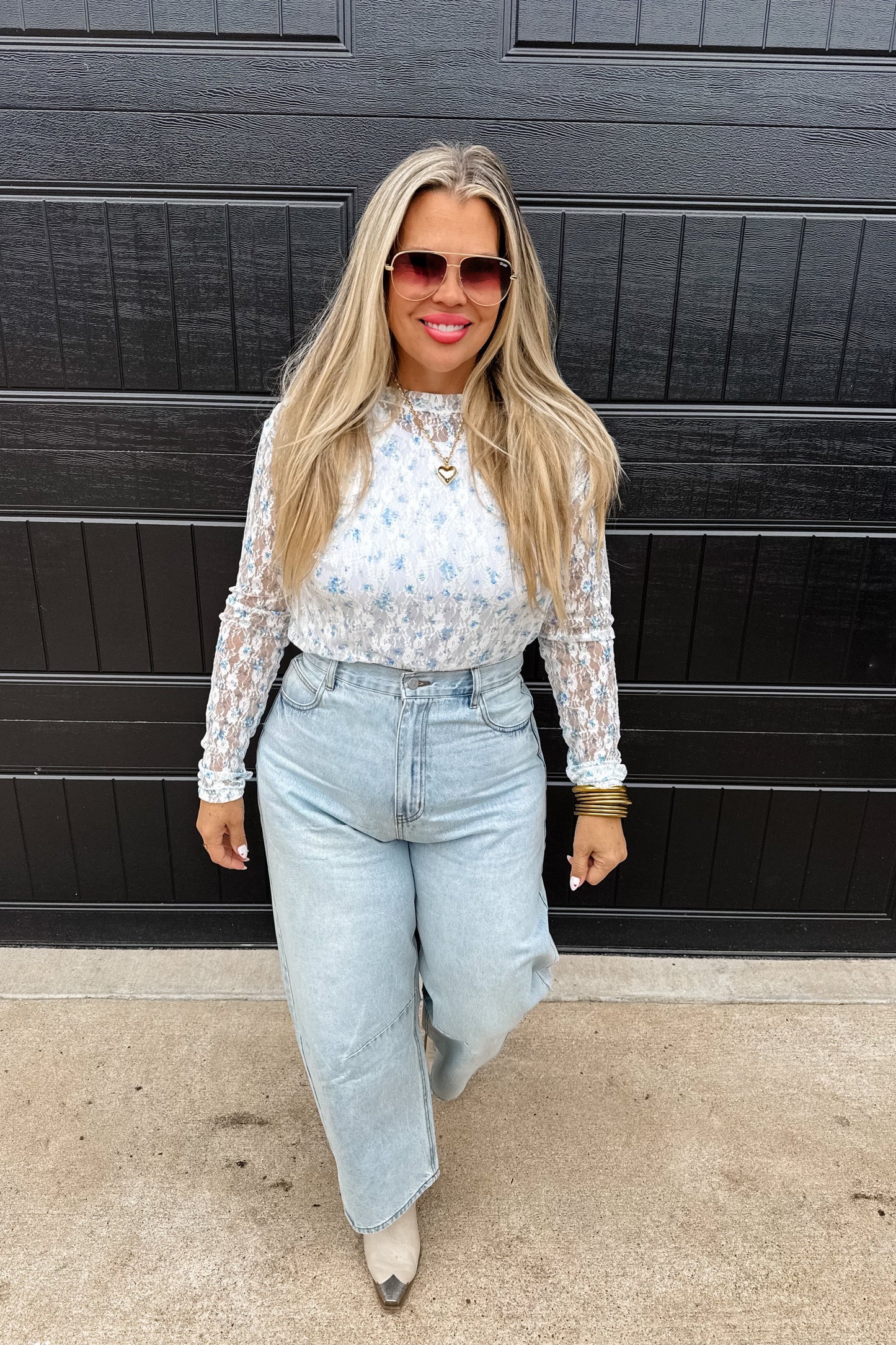 Light Wash Barrel Jeans