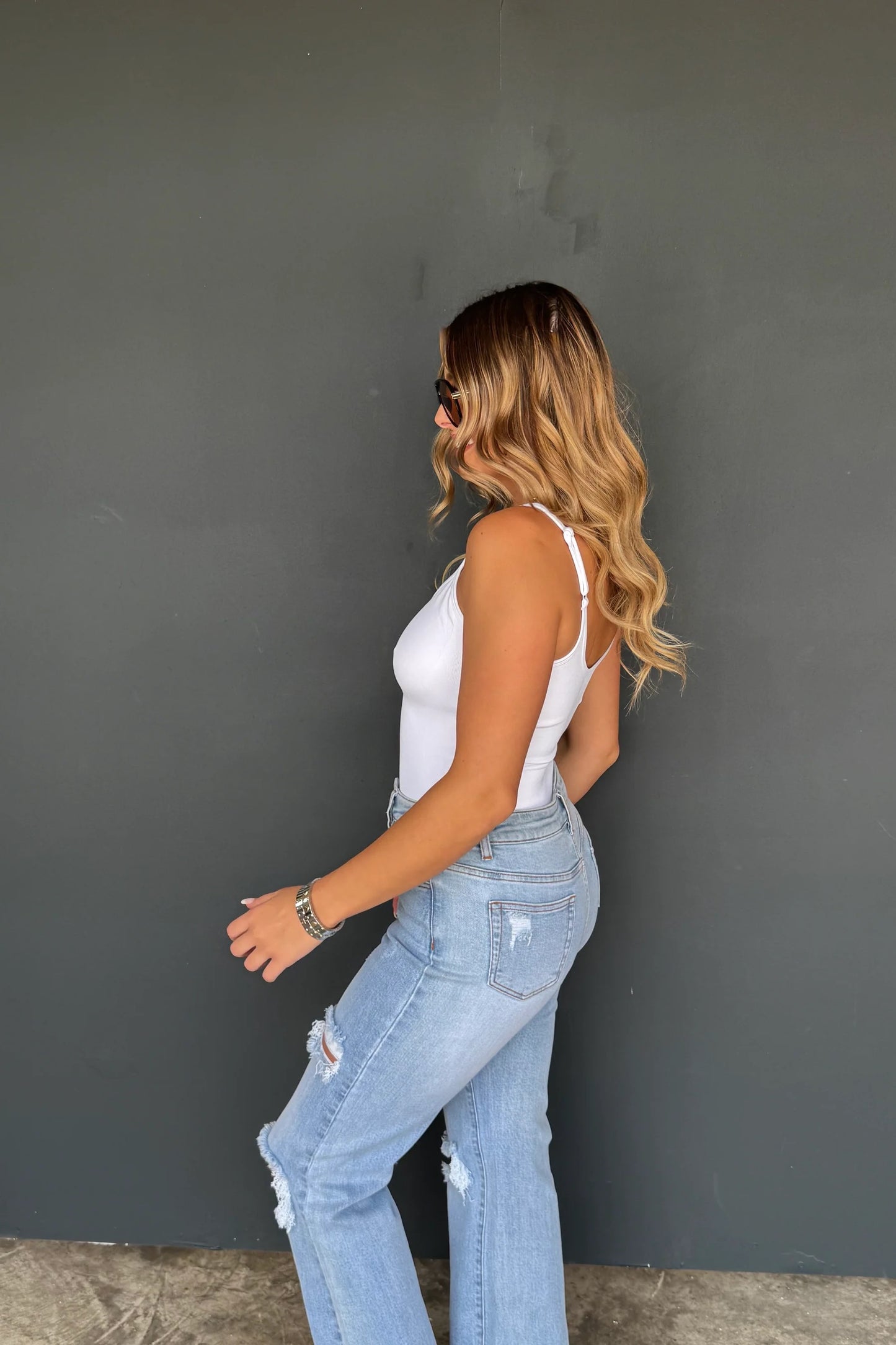 Ashland Straight Leg Distressed Jeans