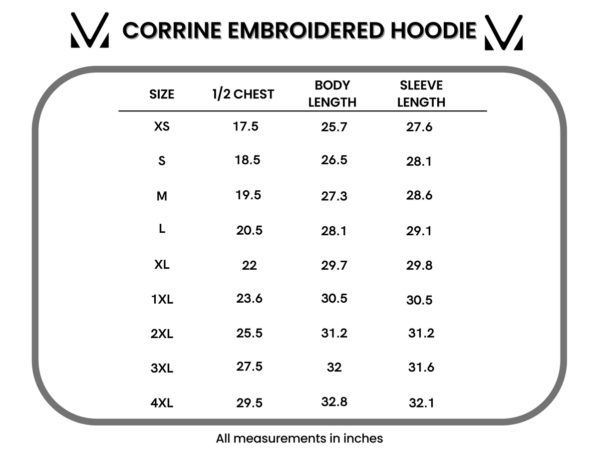 IN STOCK Corrine Embroidered Hoodie - Freedom Over Everything FINAL SALE by Michelle Mae