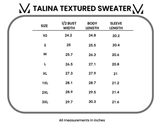 IN STOCK Talina Textured Sweater - Navy