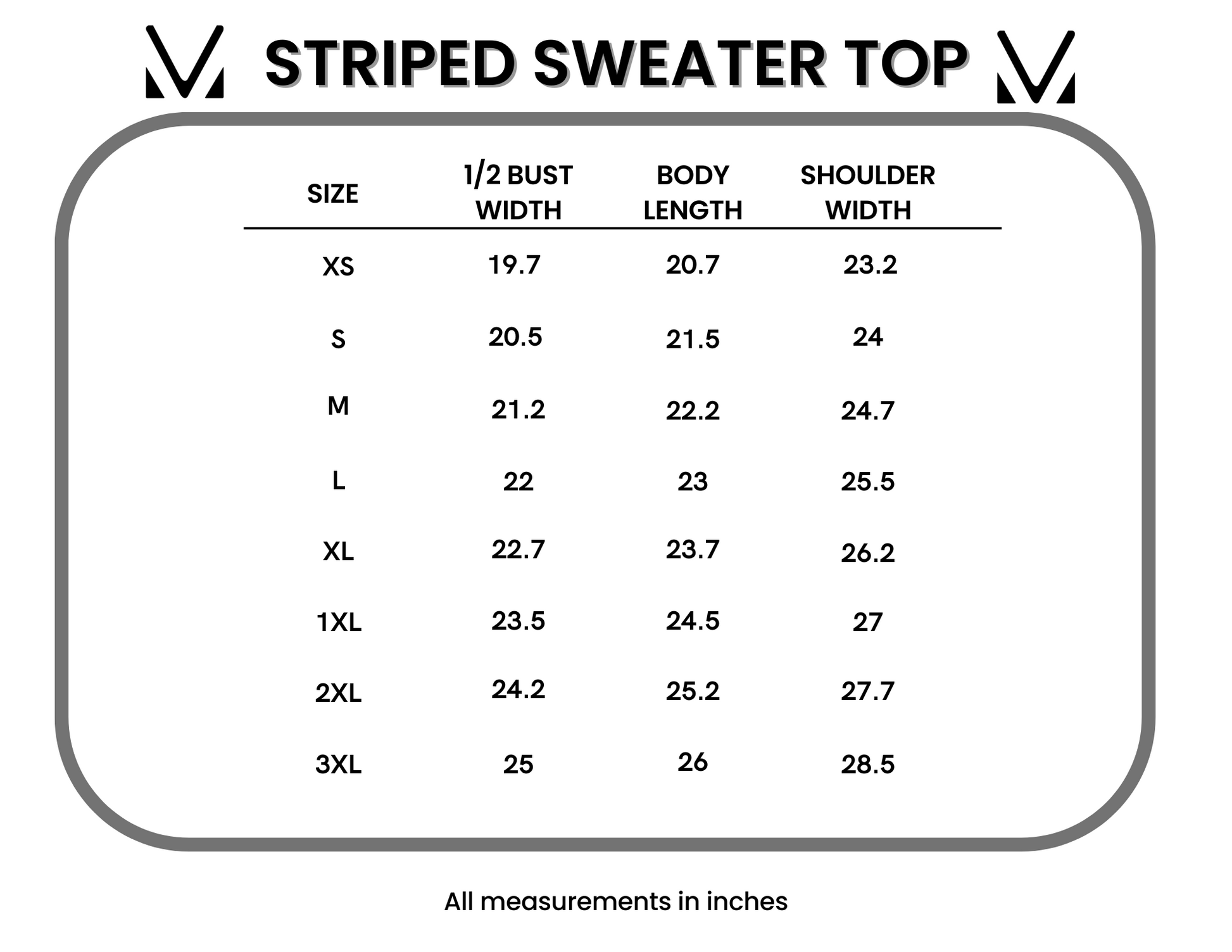 IN STOCK Striped Sweater Top - Black and Purple by Michelle Mae