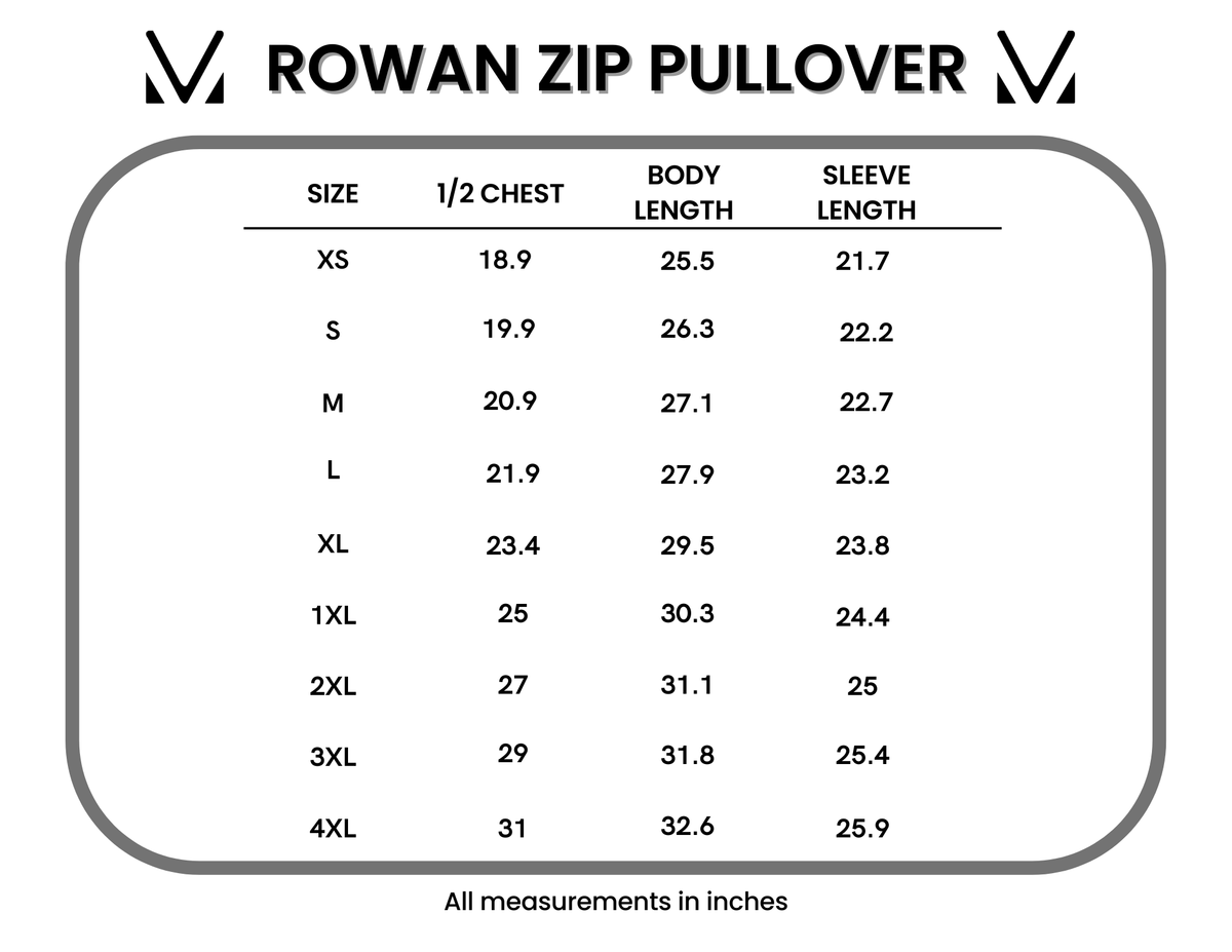 IN STOCK Rowan Zip Pullover - Slate Blue and Autumn Watercolor by Michelle Mae