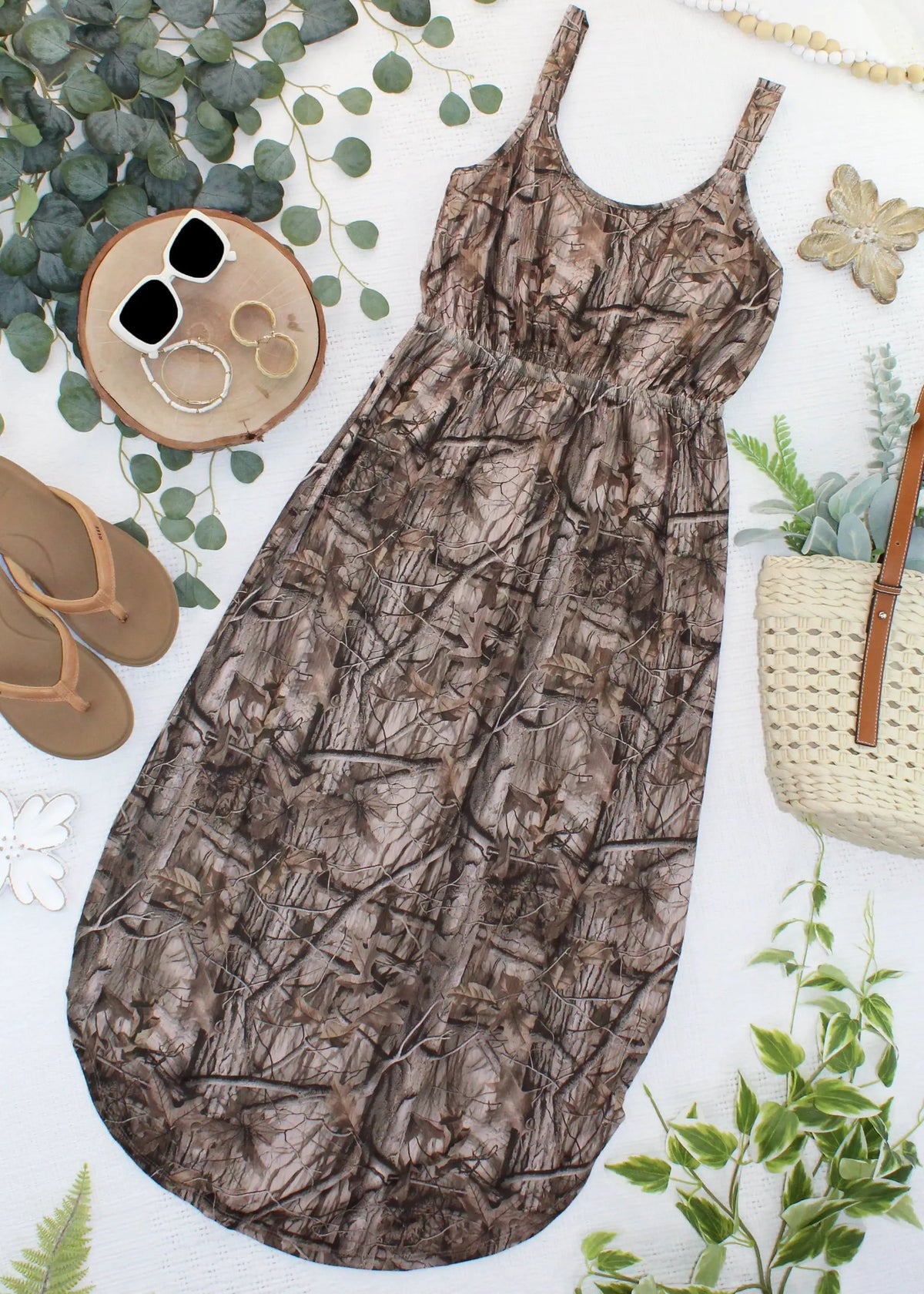IN STOCK Reagan Dress - Camo FINAL SALE by Michelle Mae