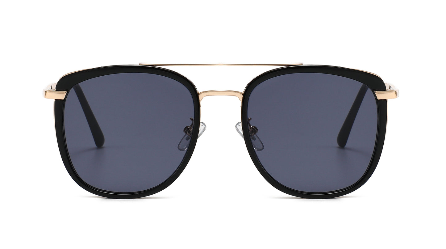 On the Bright Side Sunglasses- Black