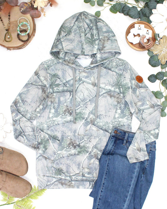 Hailey Pullover Hoodie - Camo by Michelle Mae