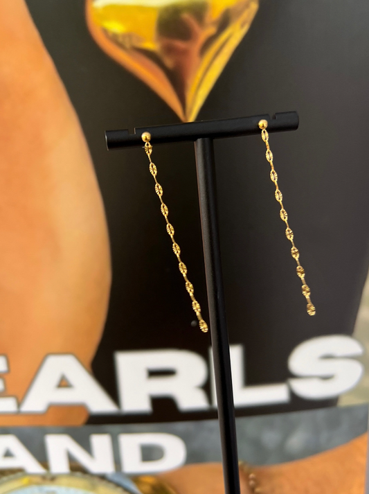 DAINTY CHAIN EARRINGS by Chansuttpearls