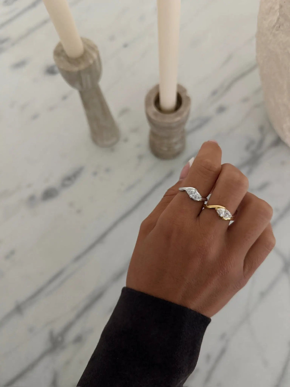 Vivienne Water Resistant Ring With Lifetime Warranty For Durable Everyday Wear