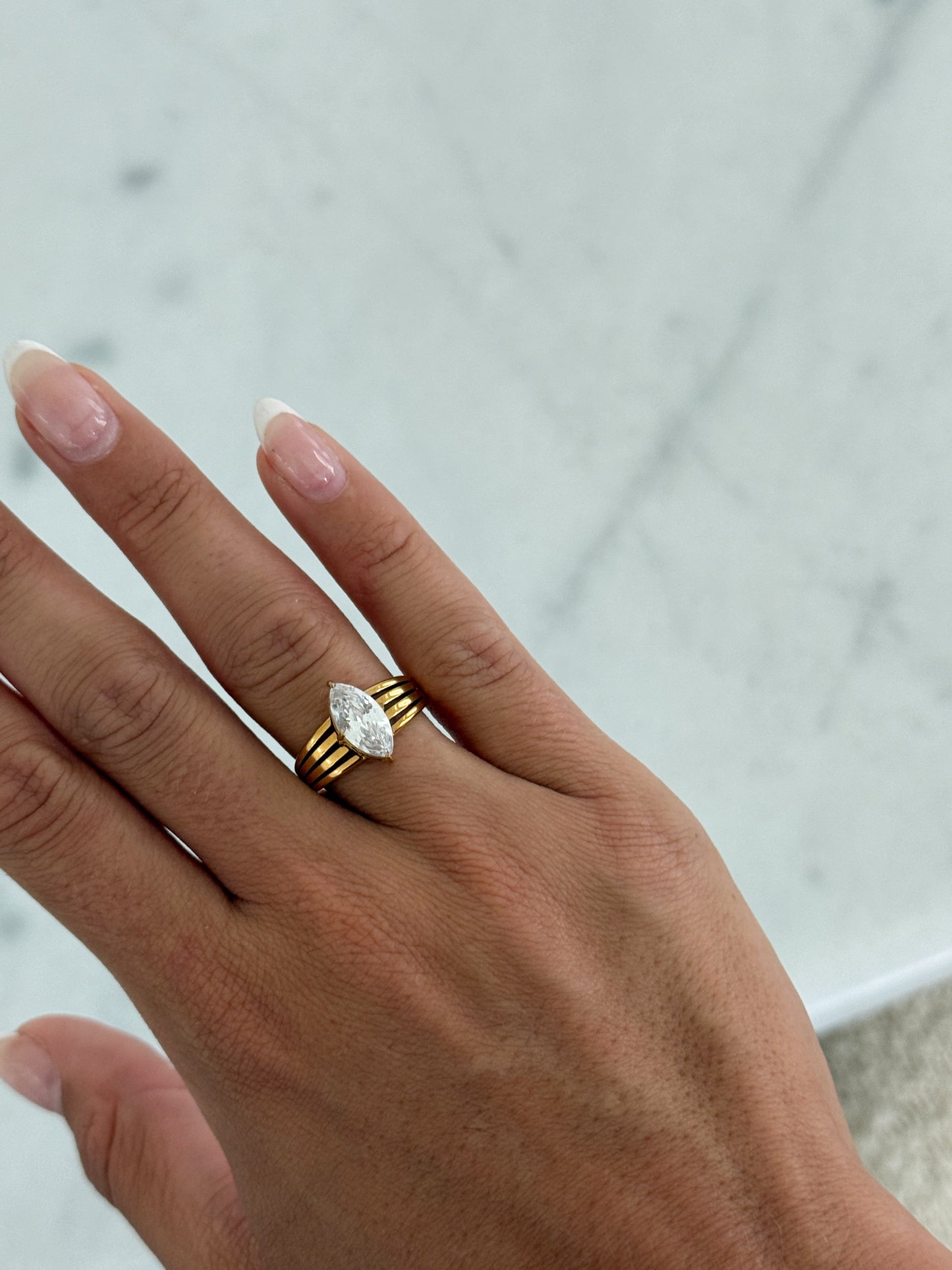 Emily Ring Water Resistant Jewelry With Lifetime Warranty