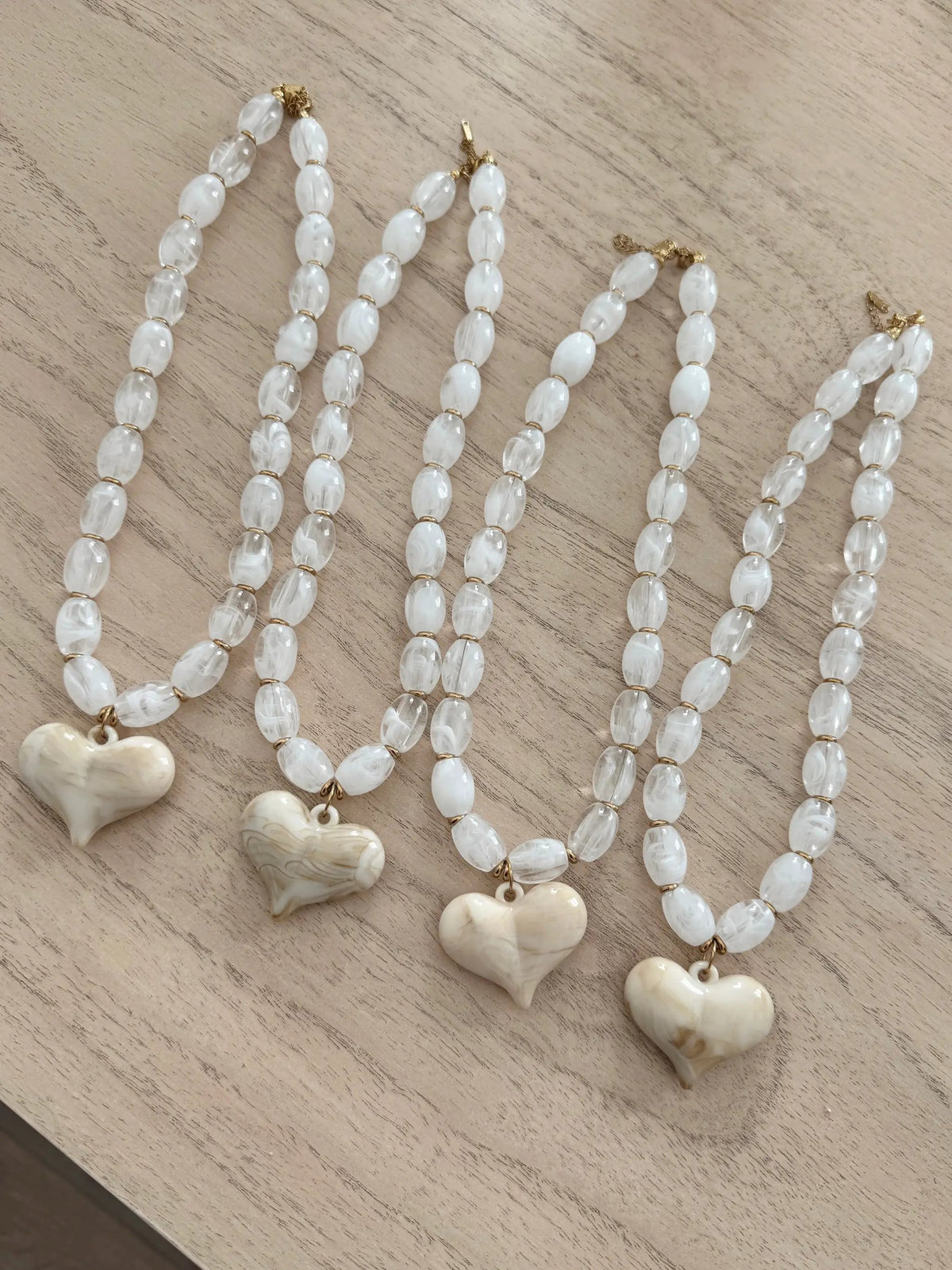 WHITE HANNAH NECKLACE by Chansuttpearls