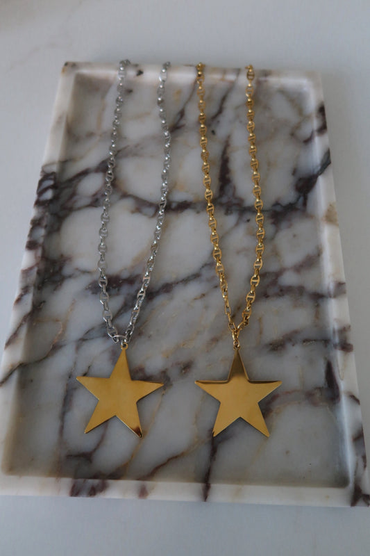 XL STAR NECKLACE by Chansuttpearls