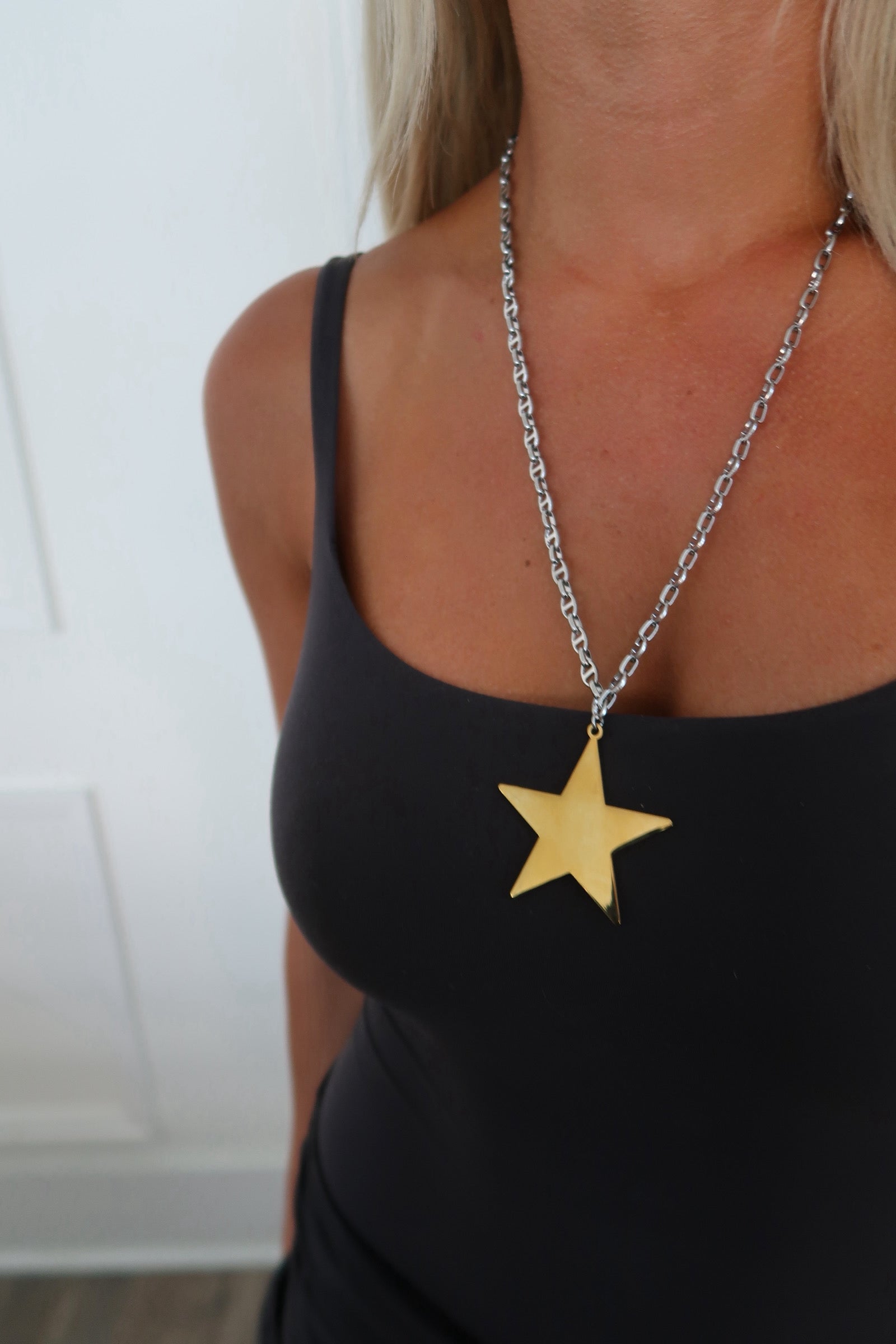 XL STAR NECKLACE by Chansuttpearls