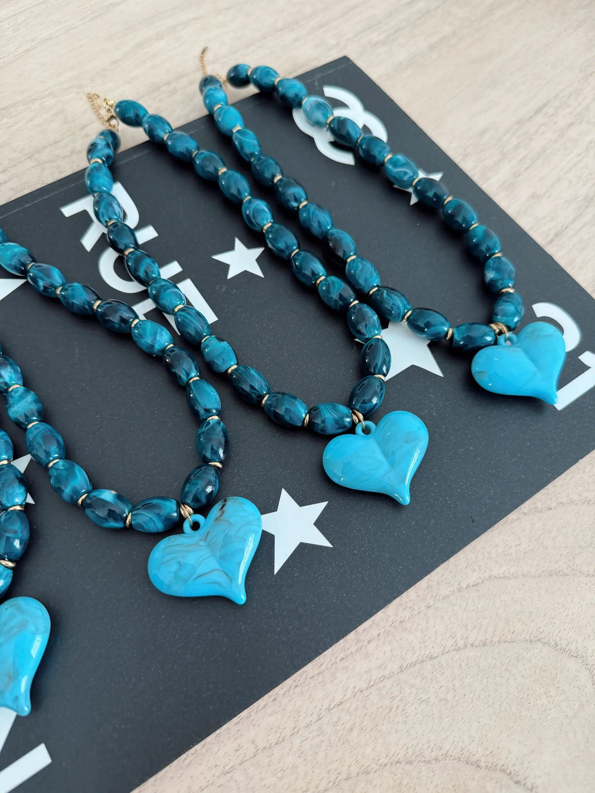 BLUE HANNAH NECKLACE by Chansuttpearls