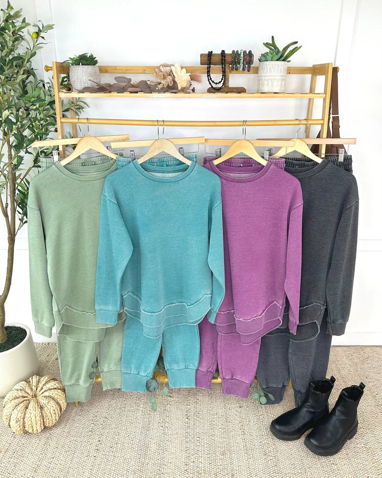 IN STOCK Vintage Wash Pullover - Black by Michelle Mae
