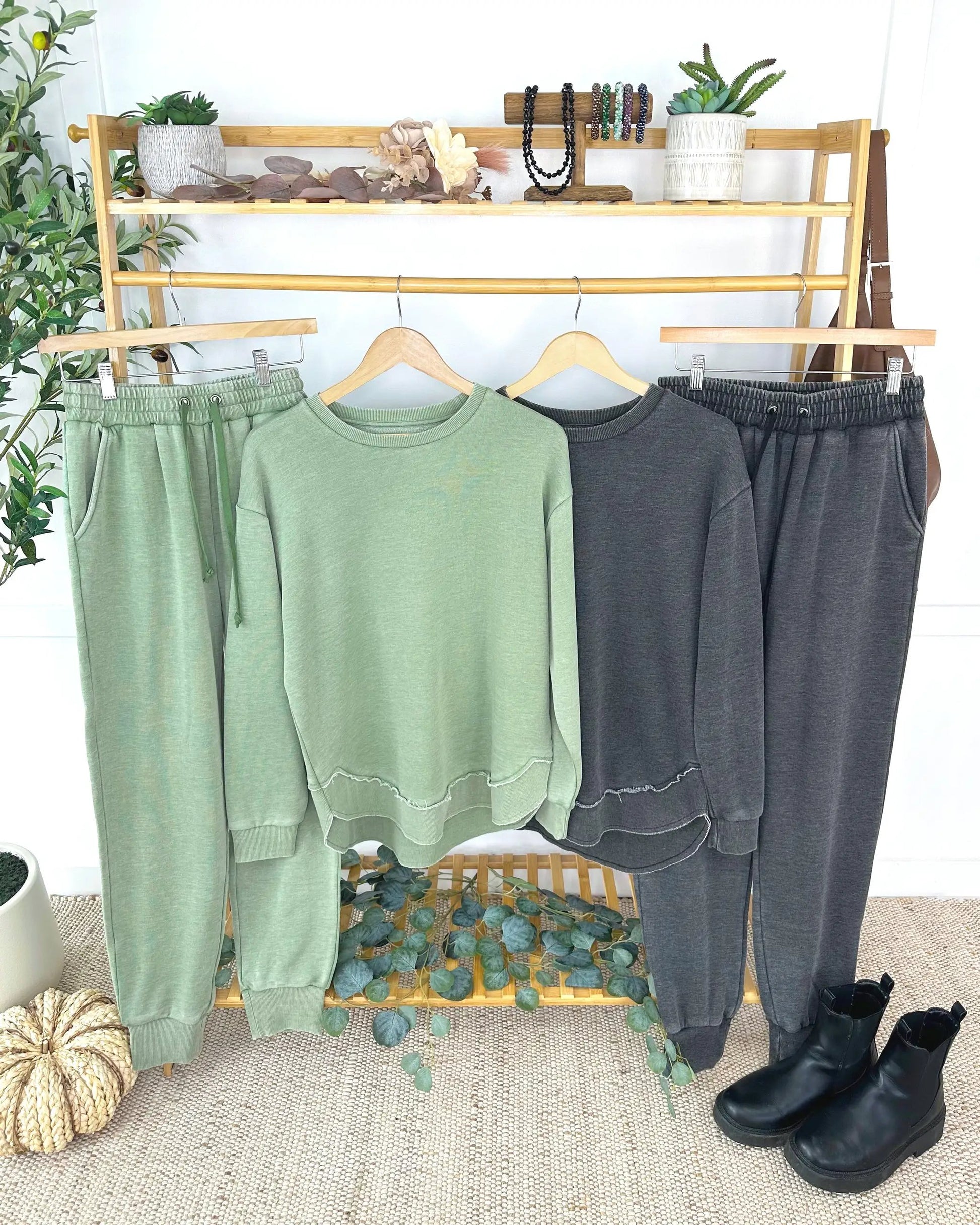 IN STOCK Vintage Wash Pullover - Black by Michelle Mae