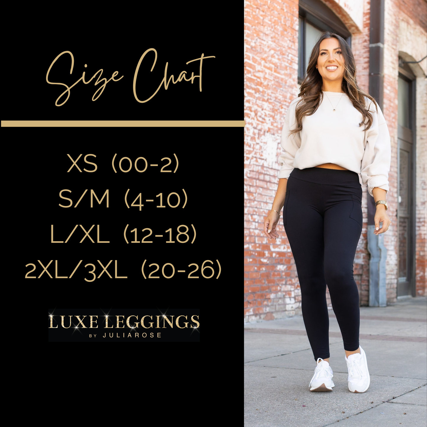 Ready to Ship   | The Rachel - Relaxed Fit Black Leggings with Pockets