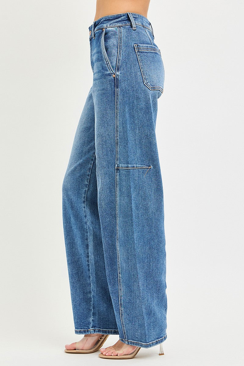 RISEN Slouchy Baggy Jeans by Trendsi