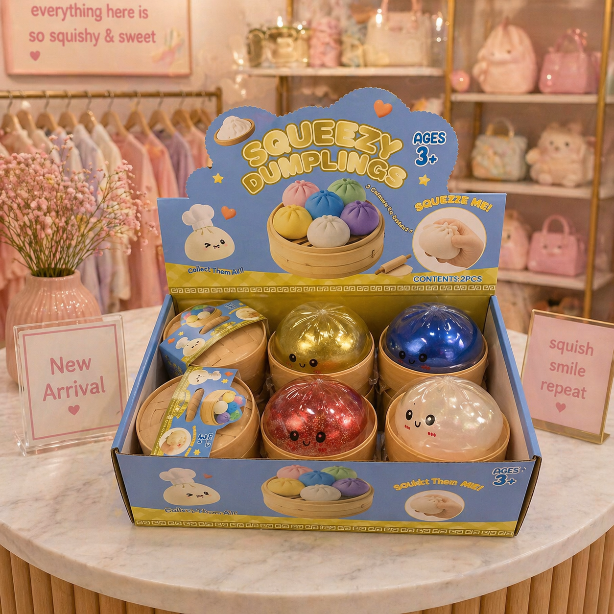 Ready to Ship Glitter Dumplings Mystery Color 8.5 cm