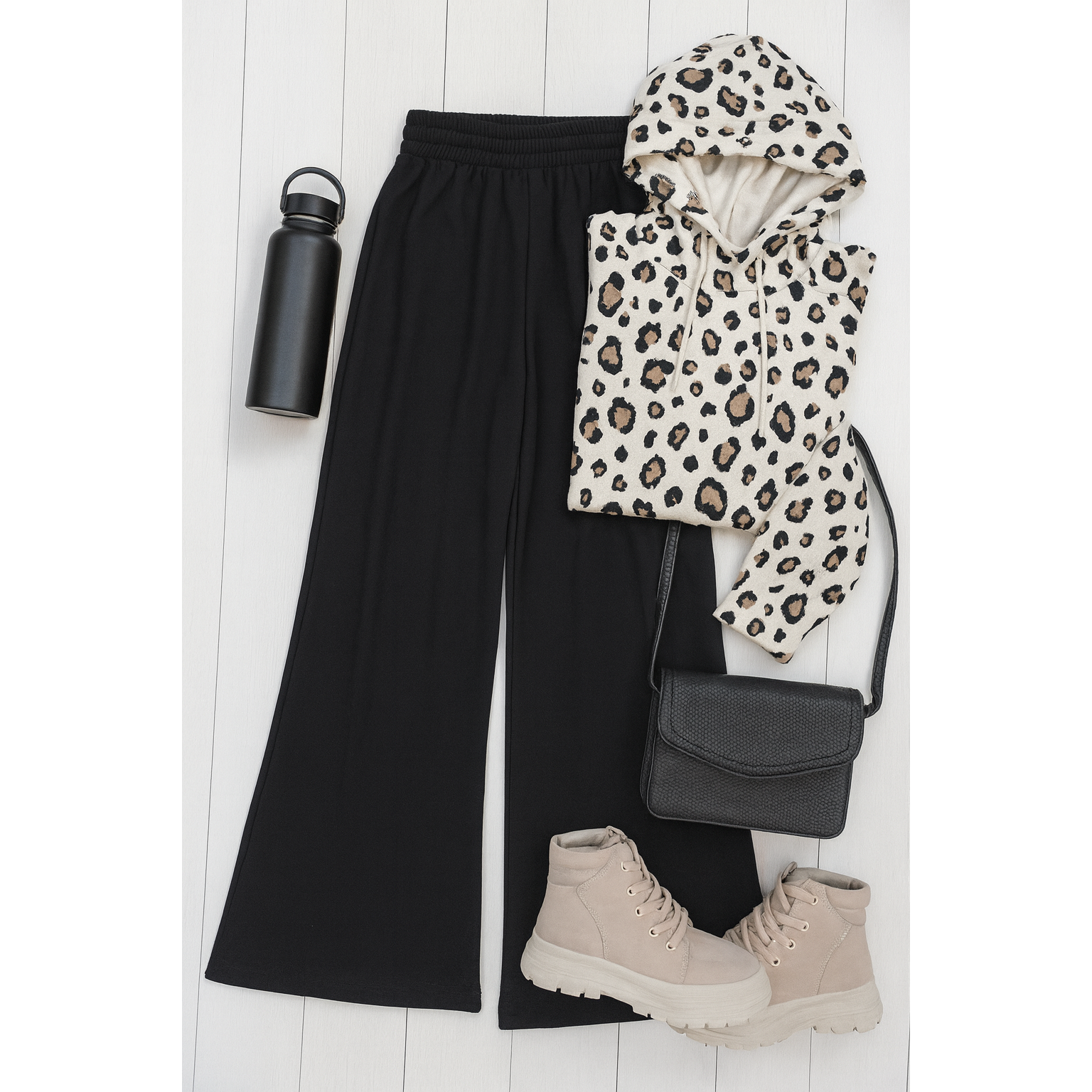 Buttery soft wide leg pants by Julia Rose with relaxed fit