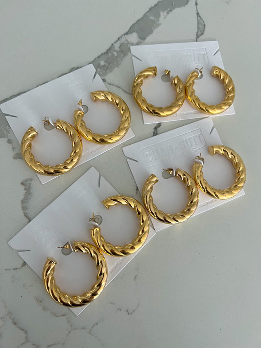 THE REESE HOOPS by Chansuttpearls