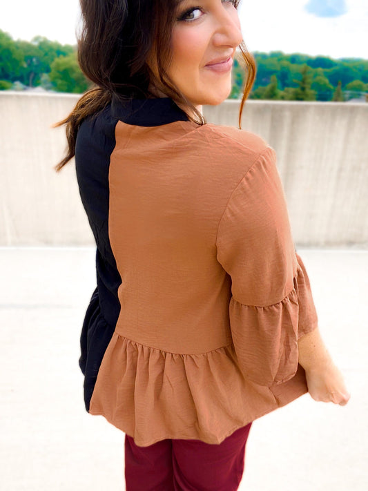 Addison Asymmetrical Babydoll Blouse - Girl Code Couture