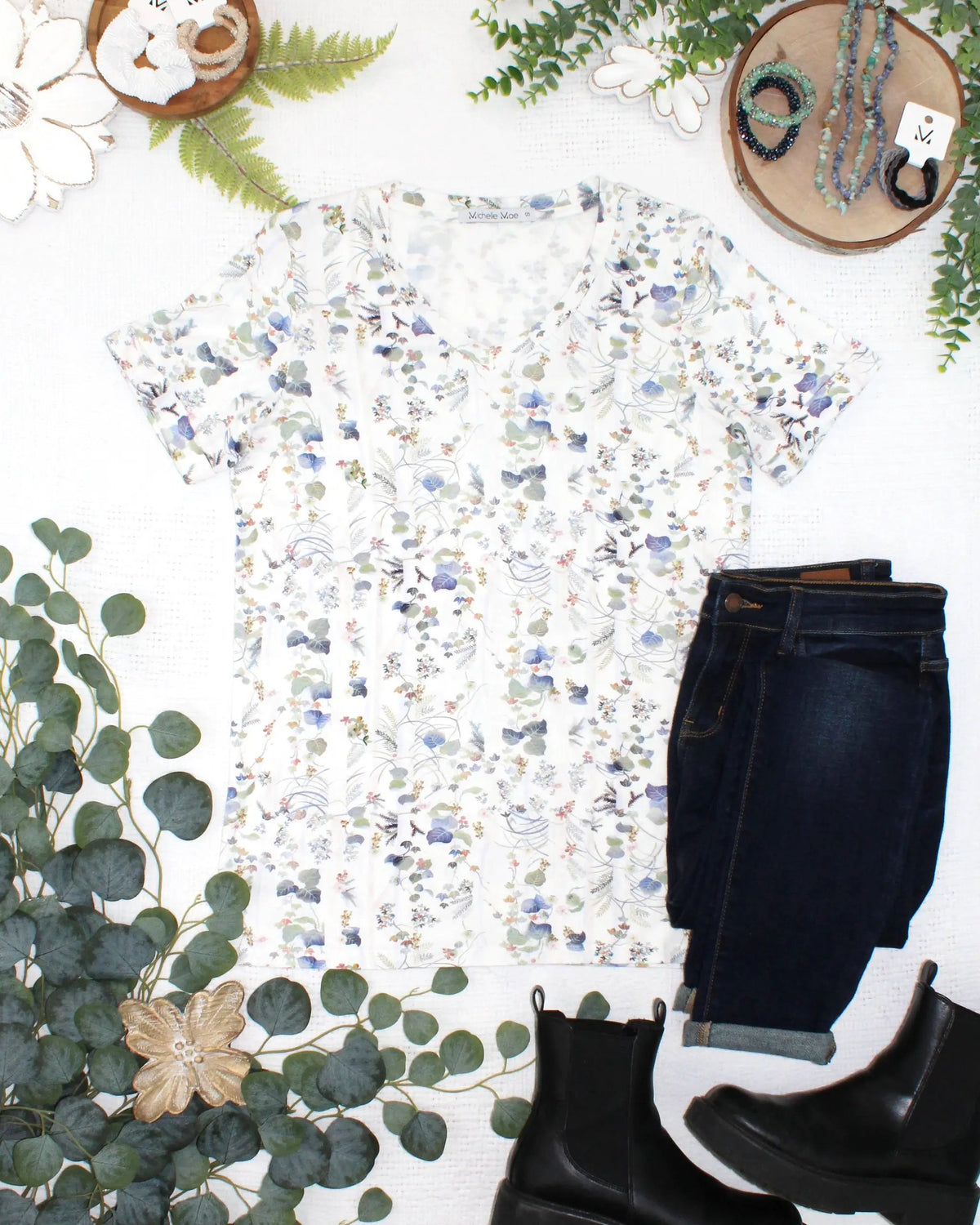 IN STOCK Sophie Top - Olive Meadow by Michelle Mae