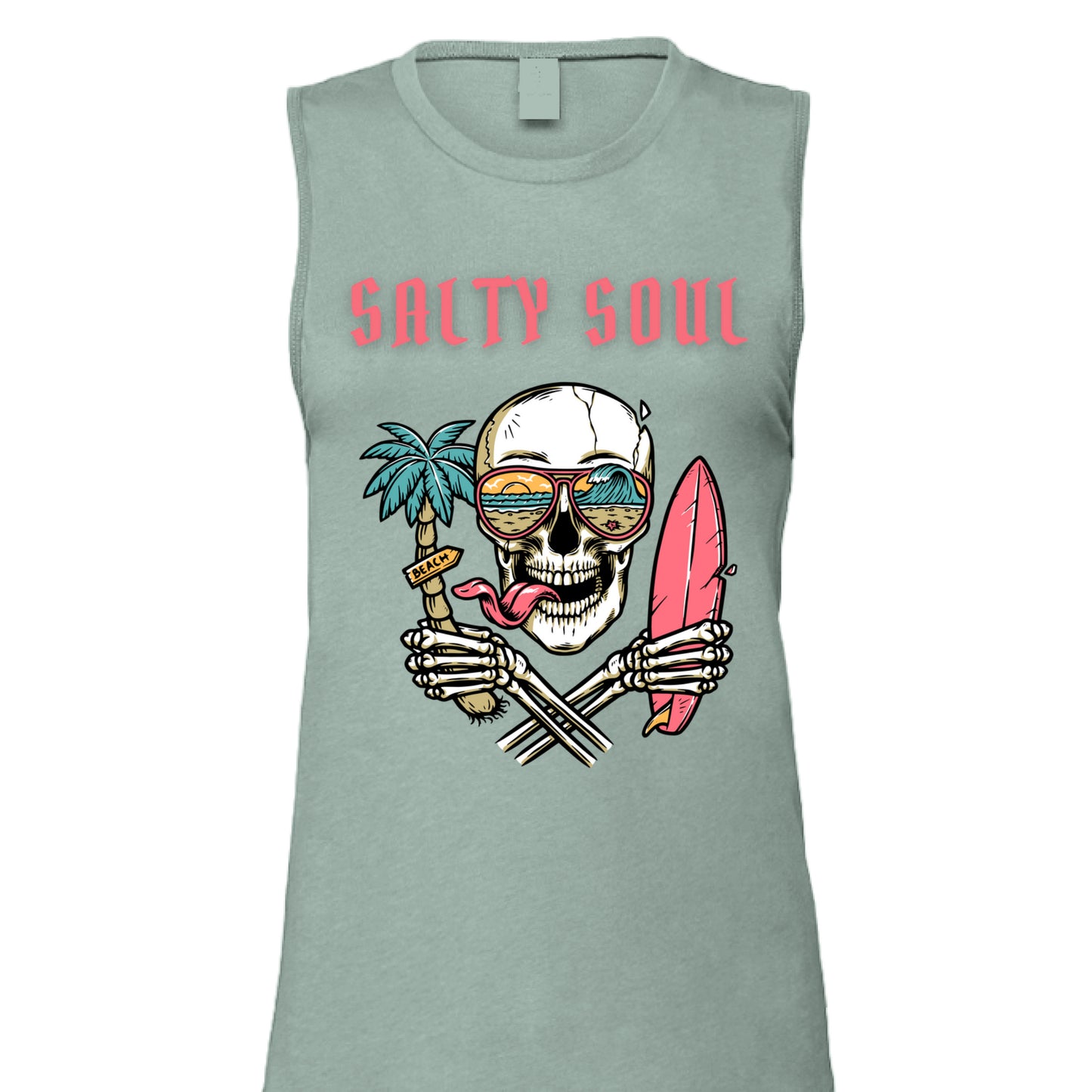 Heather Dusty Blue - FRONT