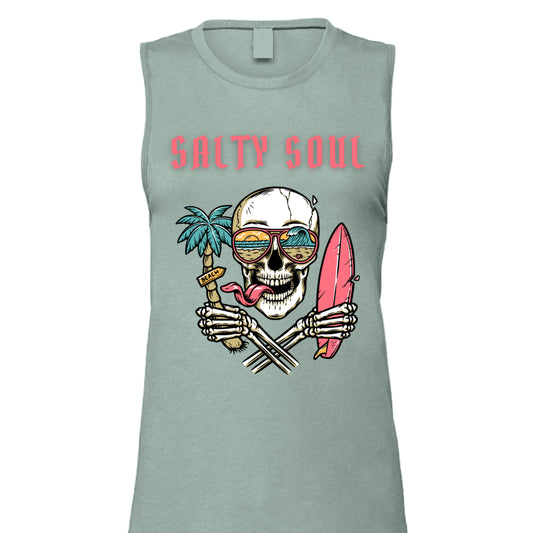 Heather Dusty Blue - FRONT