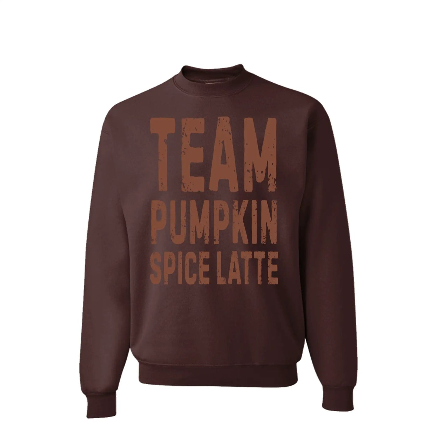 Team Pumpkin Spice Crew Neck by Knitted Grace Boutique