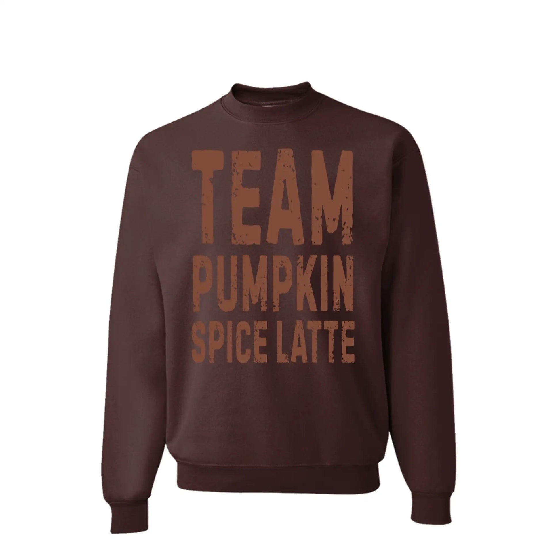 Team Pumpkin Spice Crew Neck by Knitted Grace Boutique
