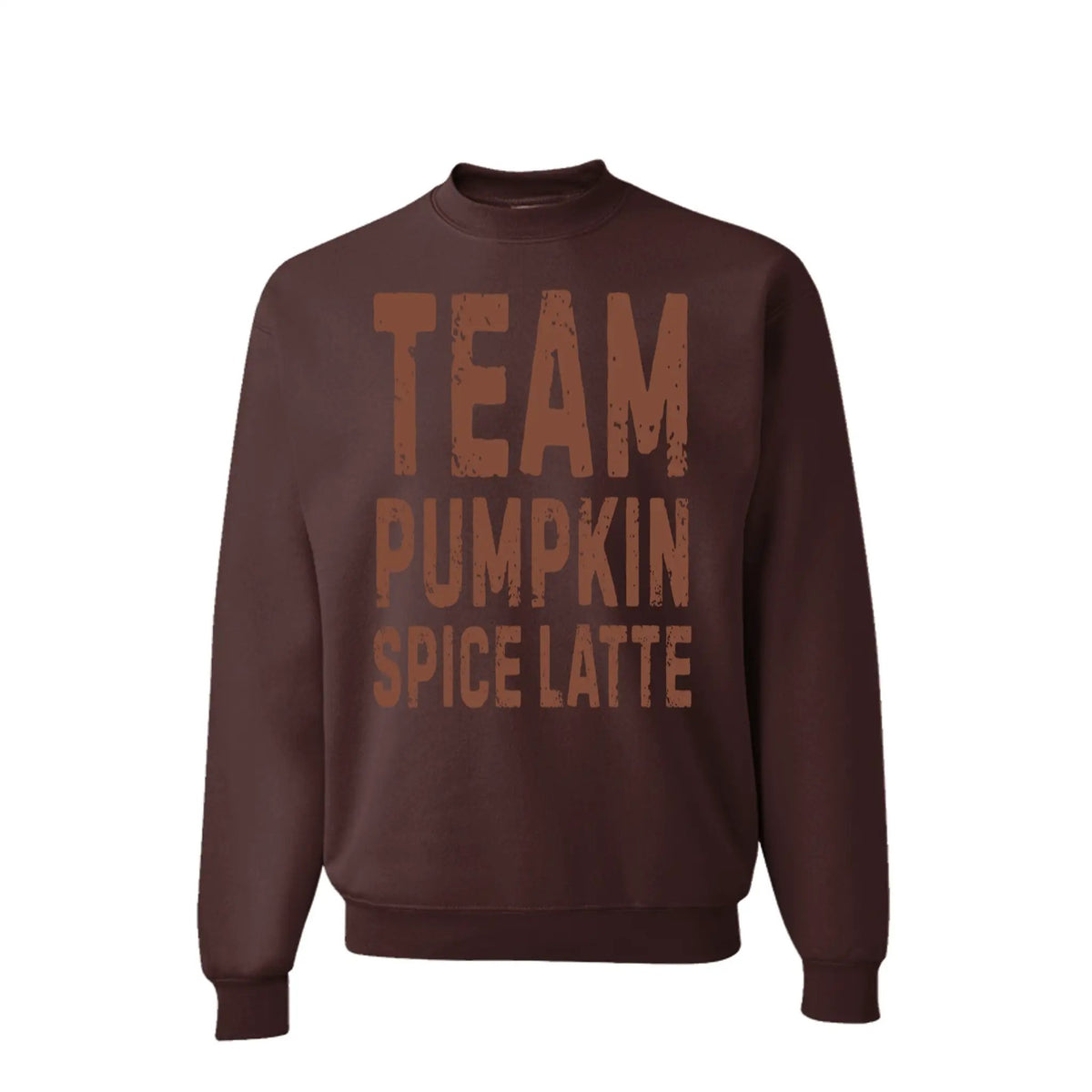 Team Pumpkin Spice Crew Neck by Knitted Grace Boutique