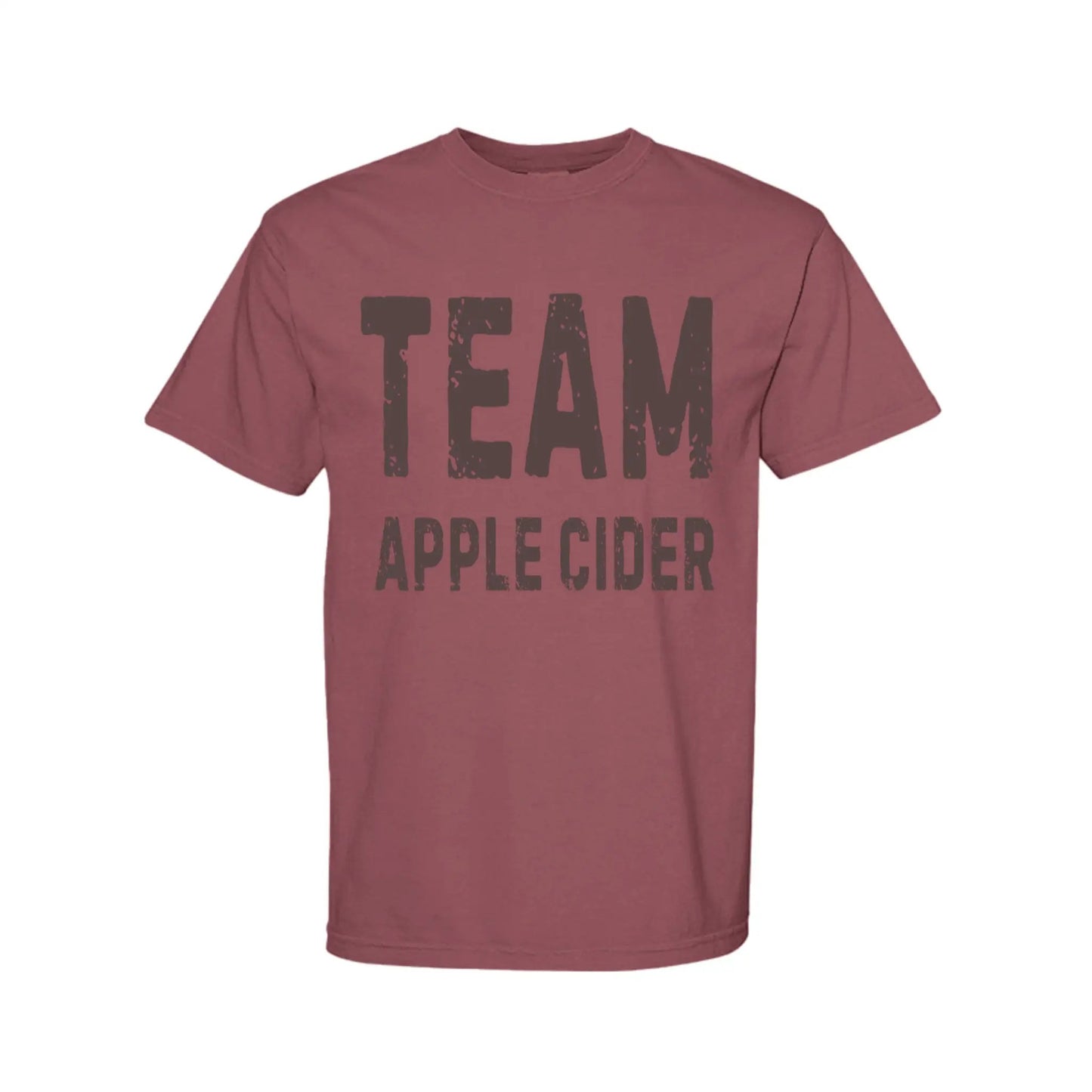 Team Apple Cider Unisex Premium Comfort Cotton Vintage Graphic Tee by Knitted Grace Boutique
