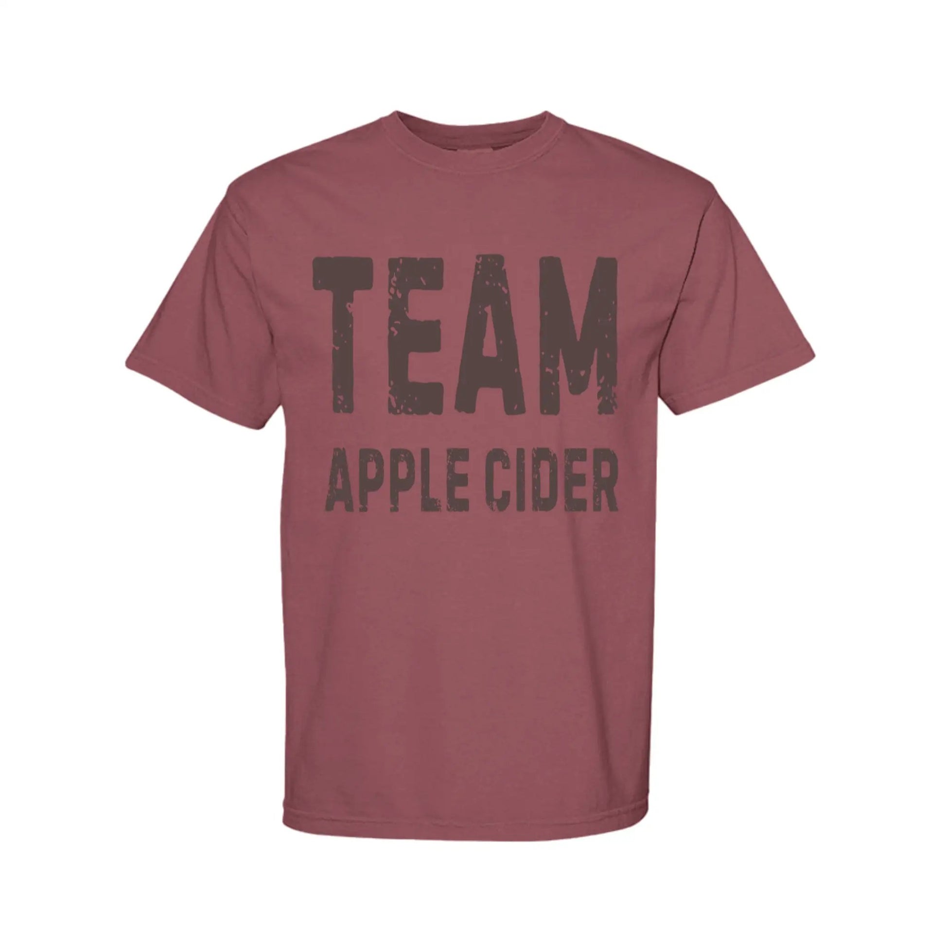 Team Apple Cider Unisex Premium Comfort Cotton Vintage Graphic Tee by Knitted Grace Boutique