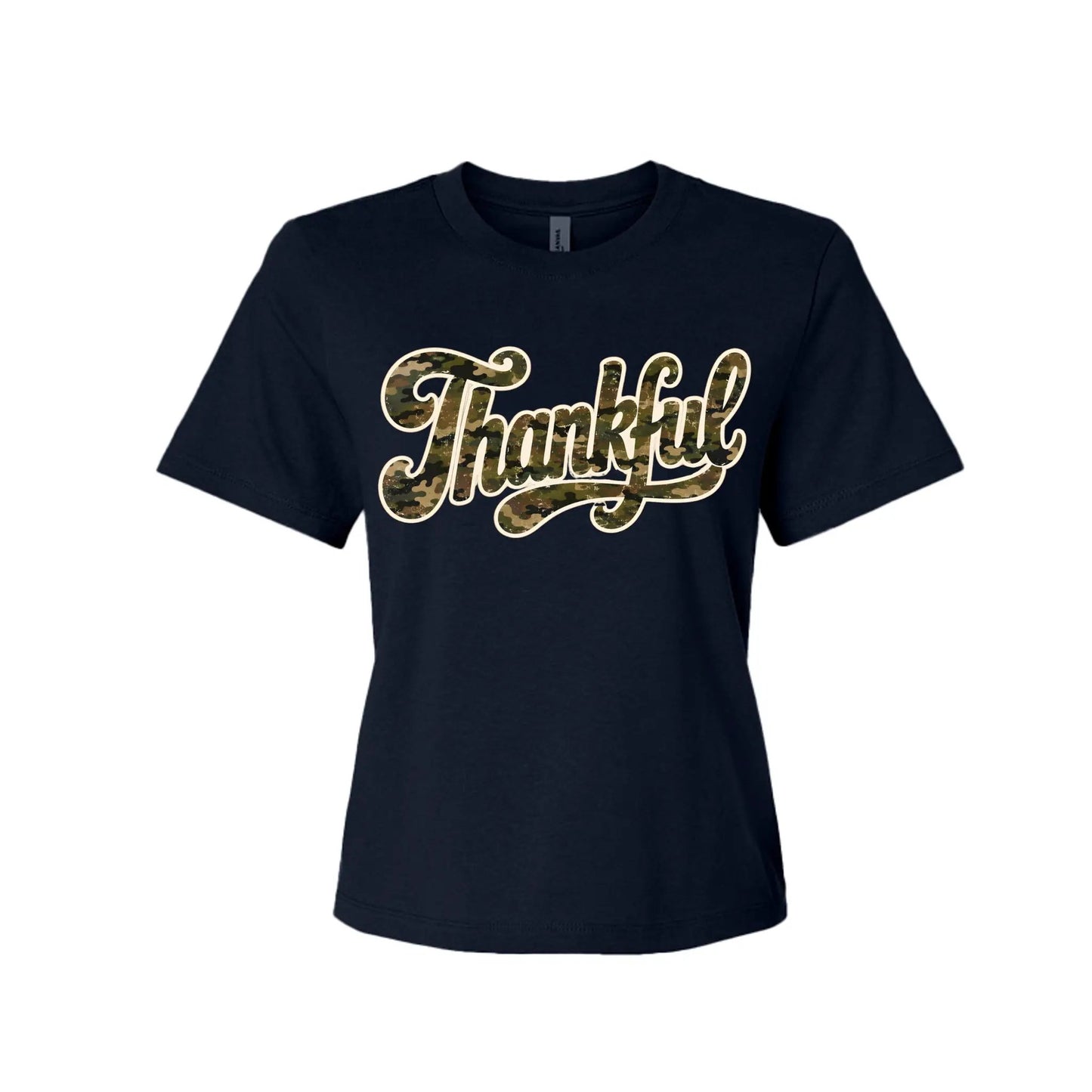 thankful camo by Knitted Grace Boutique
