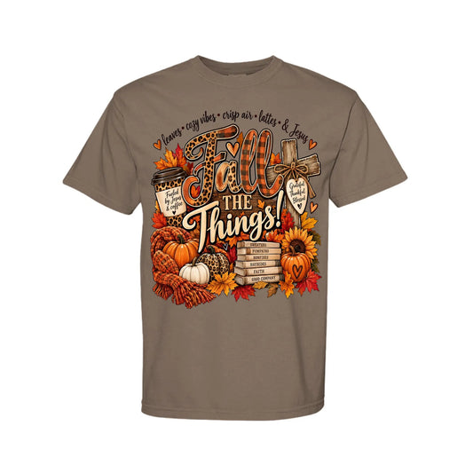Fall the Things and Jesus by Knitted Grace Boutique