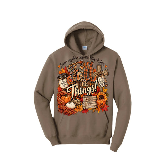 Fall the Things and Jesus by Knitted Grace Boutique