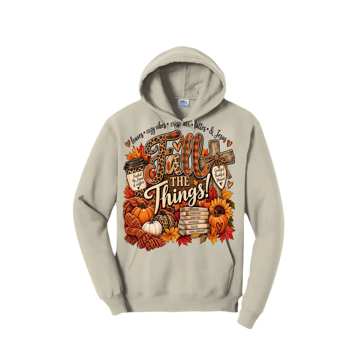 Fall the Things and Jesus by Knitted Grace Boutique