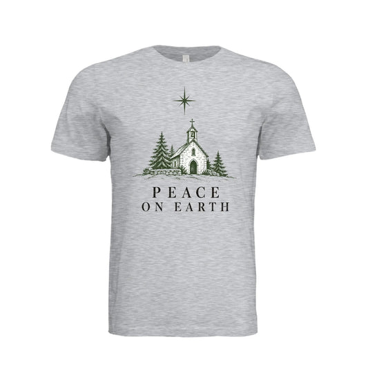 Peace on Earth T-Shirt by Knitted Grace Boutique
