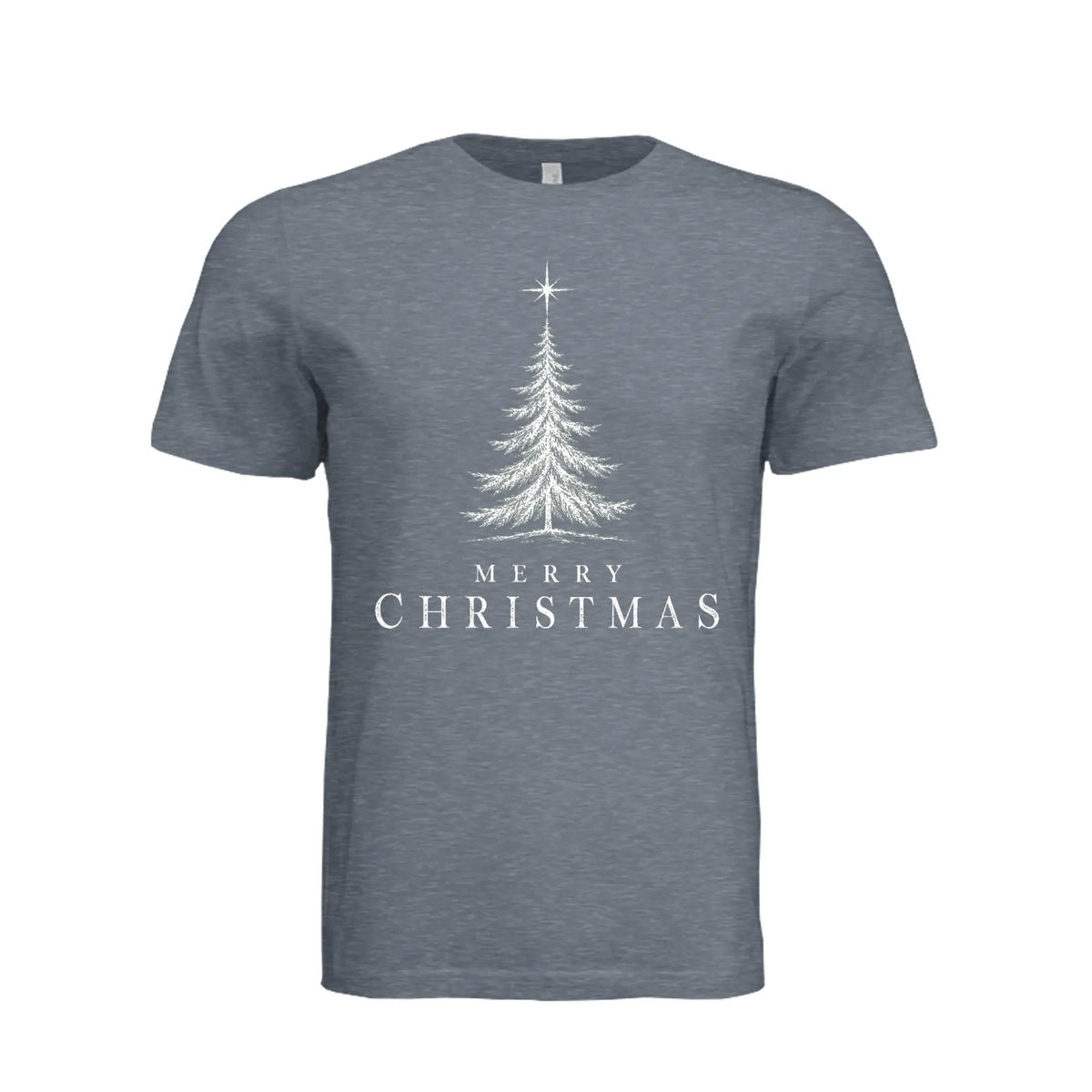 Merry Christmas Simple Design T-Shirt by Knitted Grace Boutique
