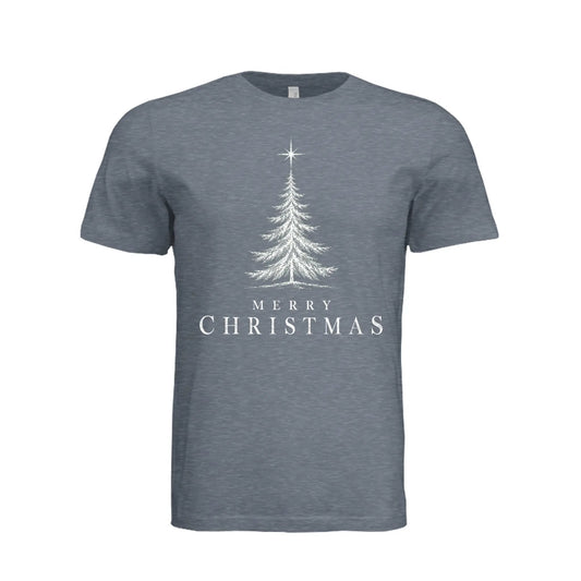 Merry Christmas Simple Design T-Shirt by Knitted Grace Boutique