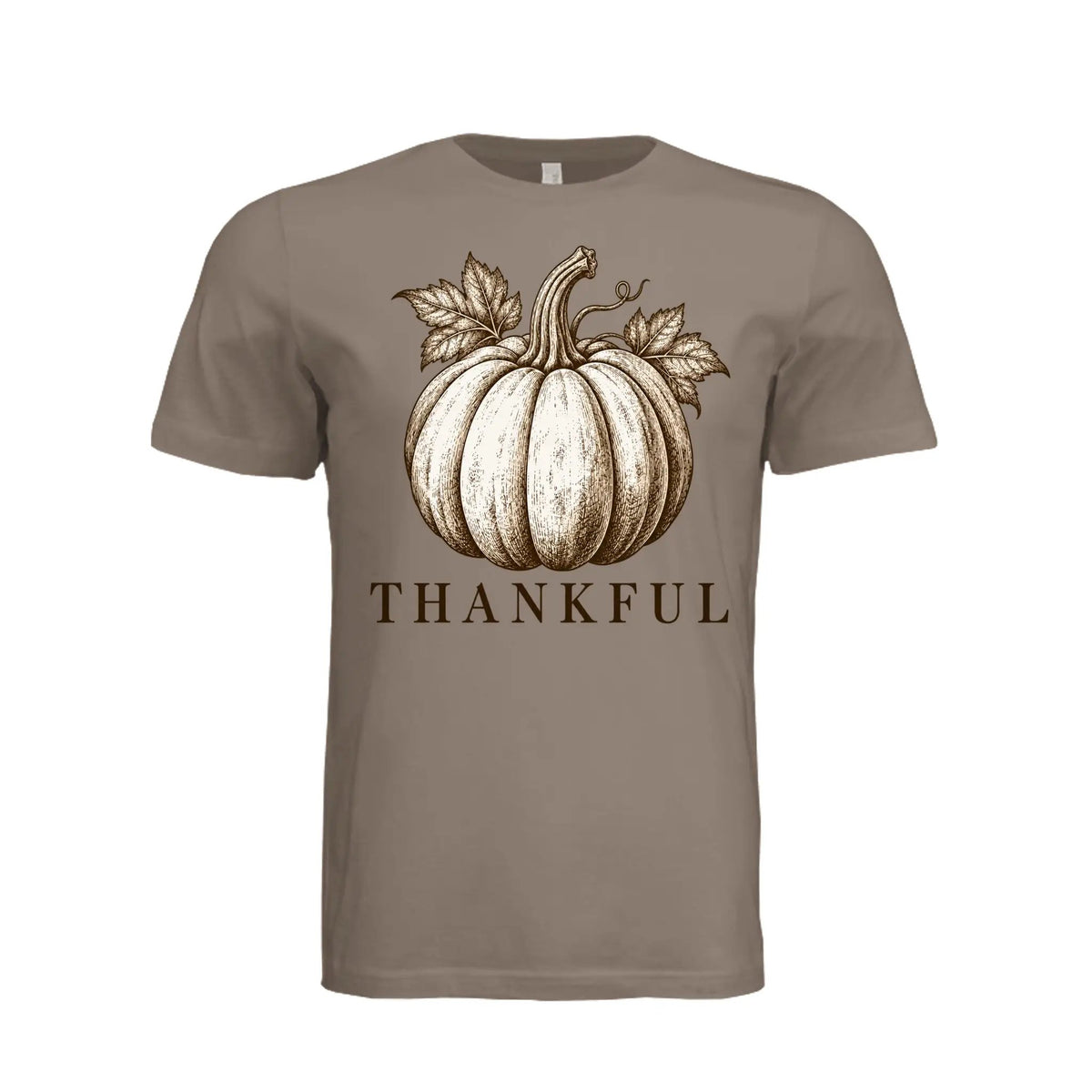 Thankful Pumpkin T-Shirt by Knitted Grace Boutique