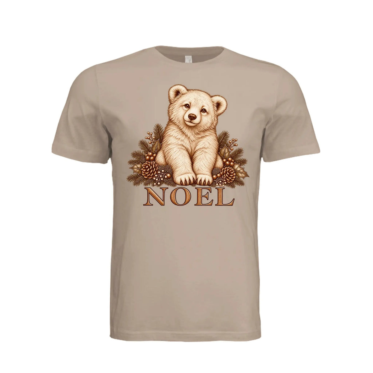 Beary Noel T-Shirt by Knitted Grace Boutique