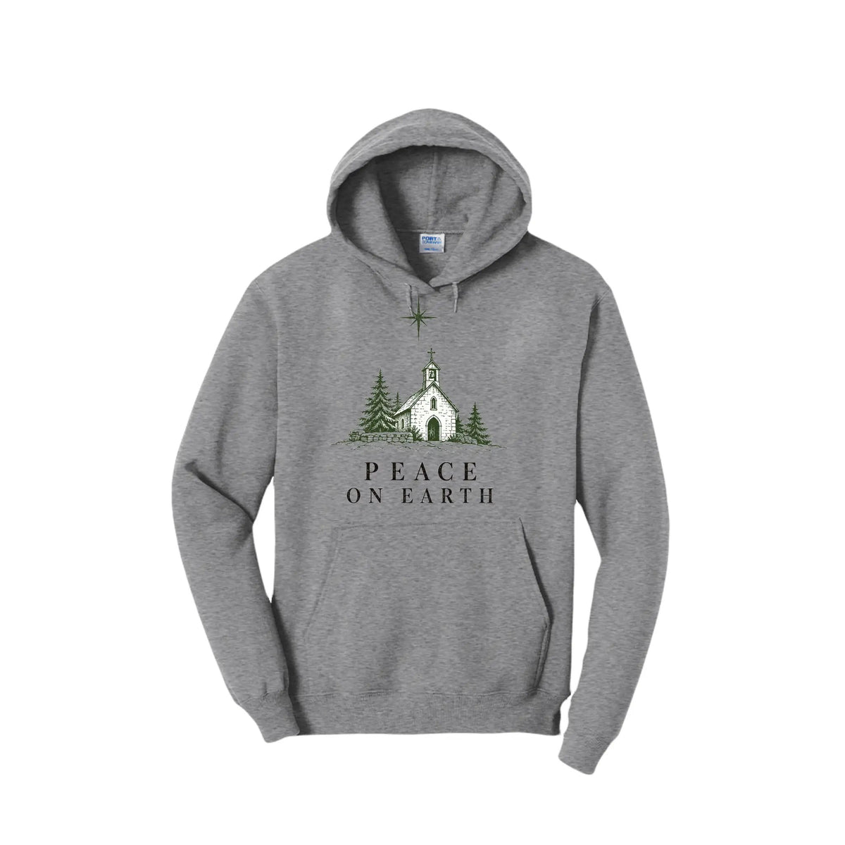 Peace on Earth Hoodie by Knitted Grace Boutique
