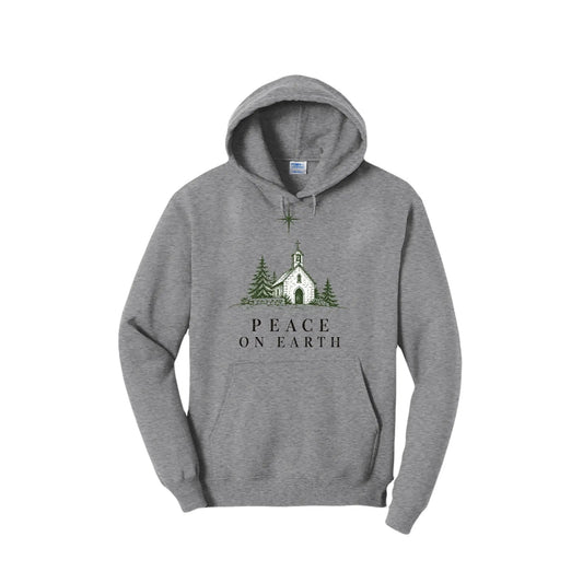 Peace on Earth Hoodie by Knitted Grace Boutique