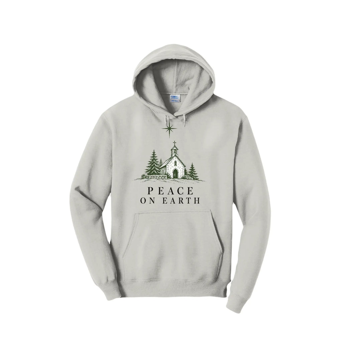 Peace on Earth Hoodie by Knitted Grace Boutique