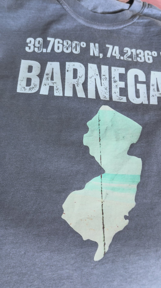 Barnegat Lat and Long Coordinates T-Shirt