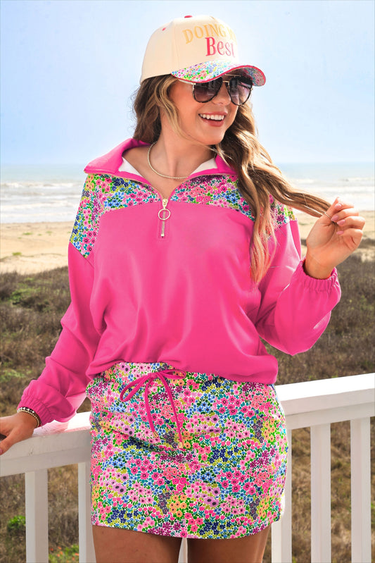 Mia Printed Pullover- Falling for Florals by Jess Lea