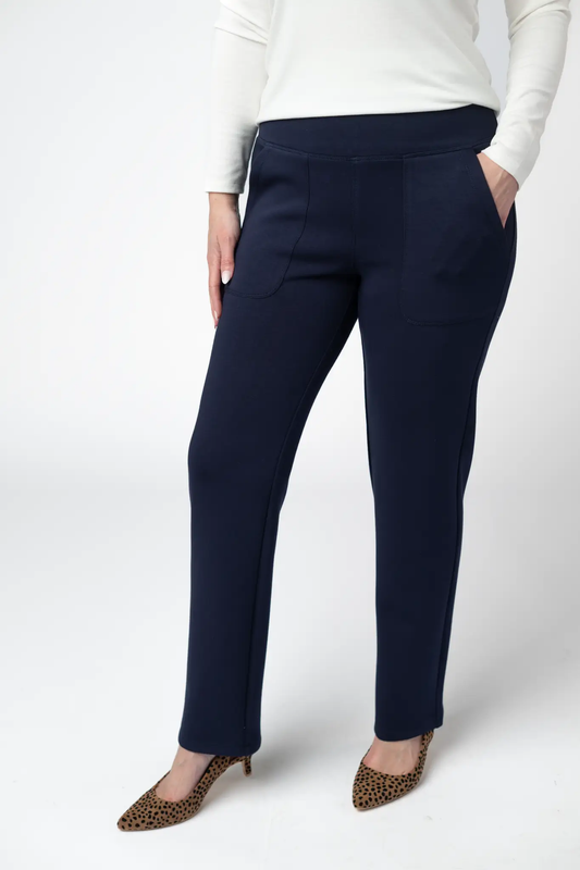 Luxe Ankle Bottoms- Navy by Michelle Mae